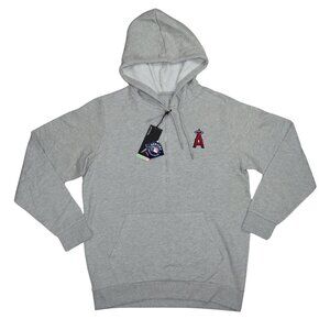 Los Angeles Angels MLB Baseball Antigua 1/4 Zip Pullover Hoodie Sweatshirt NWT
